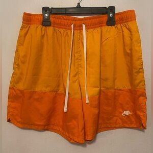 Nike Two-Tone Orange Shorts